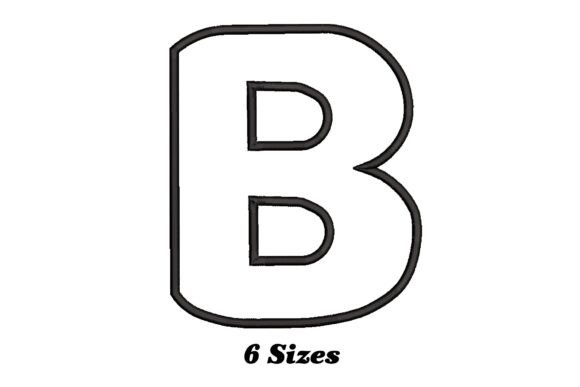 Alphabet Letter B Embroidery Design Review
