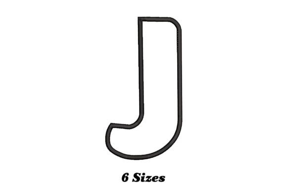 Alphabet Letter J Outline Review
