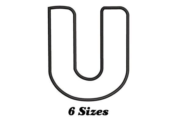 Alphabet Letter U Outline Review