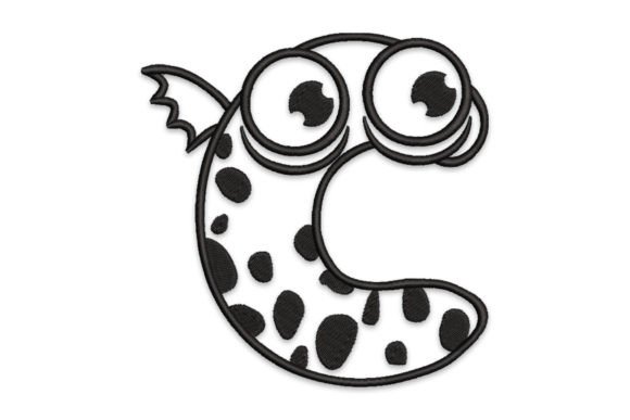 Monster Alphabet Letter C