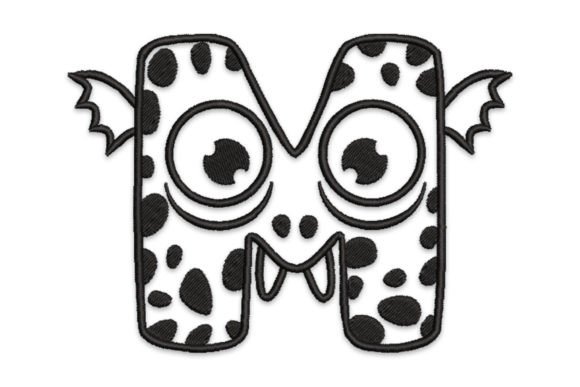 Monster Alphabet Letter M: Whimsy That Stitches Well