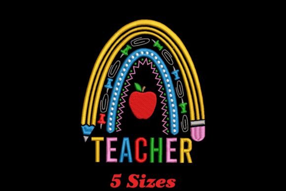 Rainbow Teacher: A Seasonal Embroidery Design Review