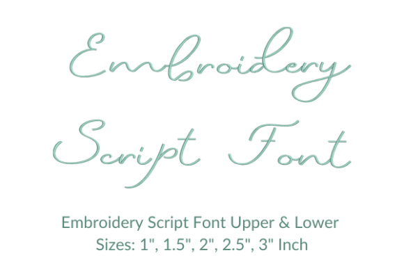Suite Font: A Clean, Versatile Embroidery Font for Small-Batch Sellers