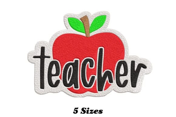 Teacher Apple: A Boutique Sweatshirt Embroidery Review